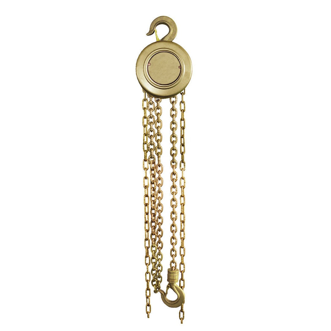Pulley with 2 chains of 2.5m 1.0 t