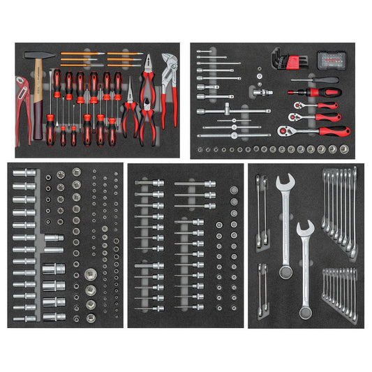 R22350012 - Set of 273 tools in 5 Check Tool foam modules