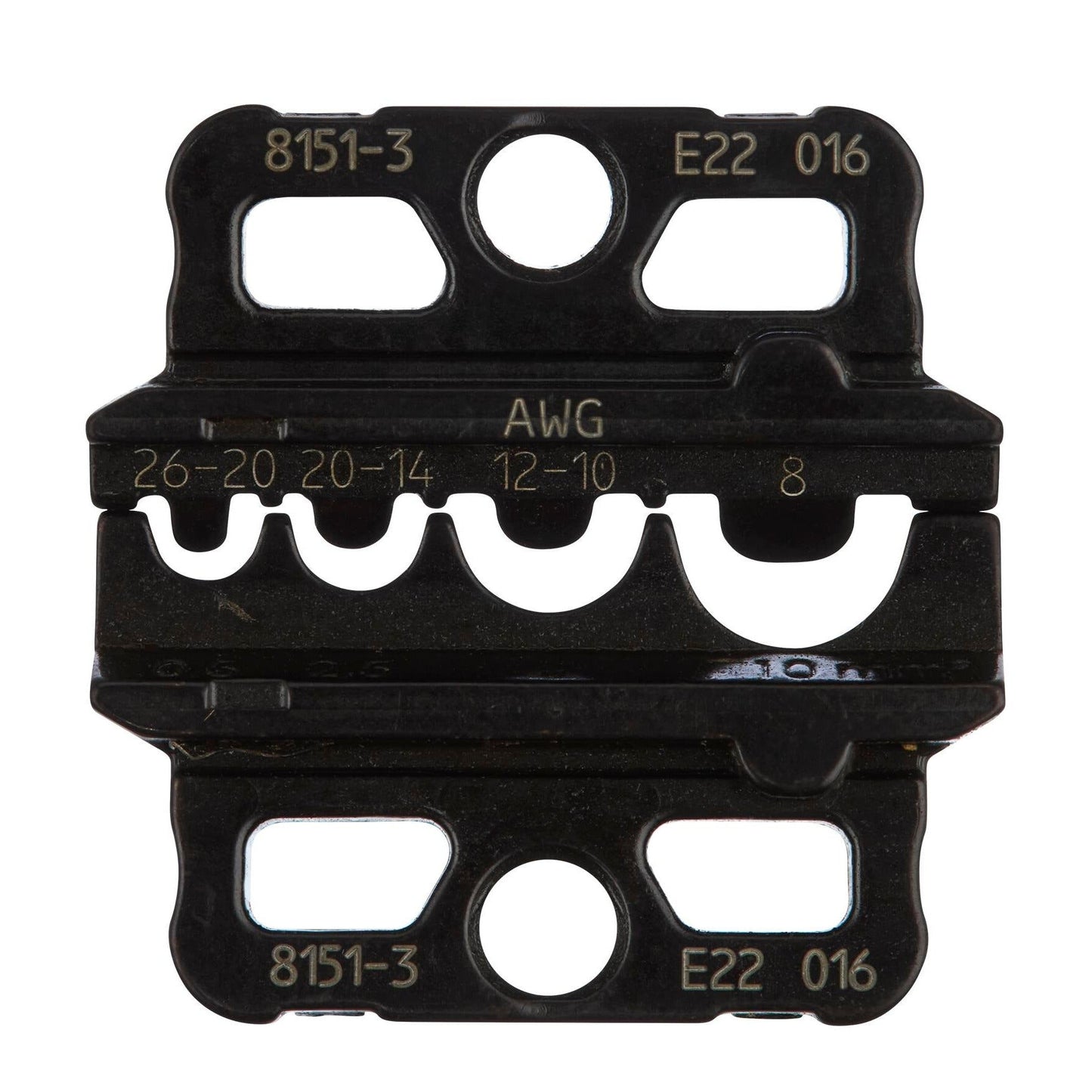 GEDORE 8151-3 - Jeu de matrices de sertissage pour connecteur Unisol.