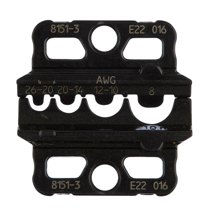 GEDORE 8151-3 - Jeu de matrices de sertissage pour connecteur Unisol.