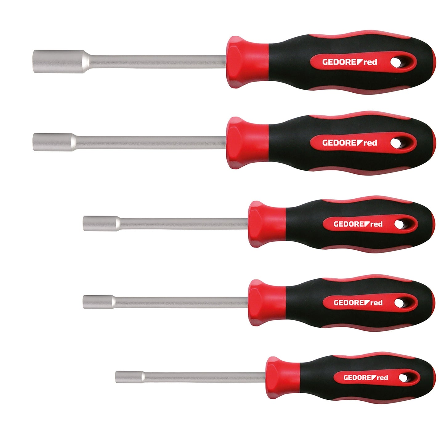 GEDORE rouge R38502005 - Coffret de douilles, 6-13 mm, 5 pièces