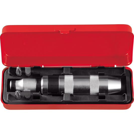 GEDORE red R38004006 - 1/2" impact remover with set of 4 bits, 6 pieces (3301399)