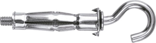 Tox 035701521 - Blíster de 2 tacos metálicos Acrobat M5x52 S mm + gancho - Ferrotecnia