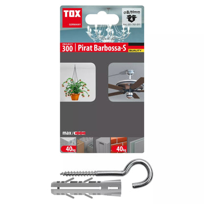Tox Taco de pared con gancho Pirat Barbossa - Ferrotecnia