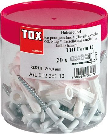 Tox Taco de pared con gancho Pirat Will - Ferrotecnia