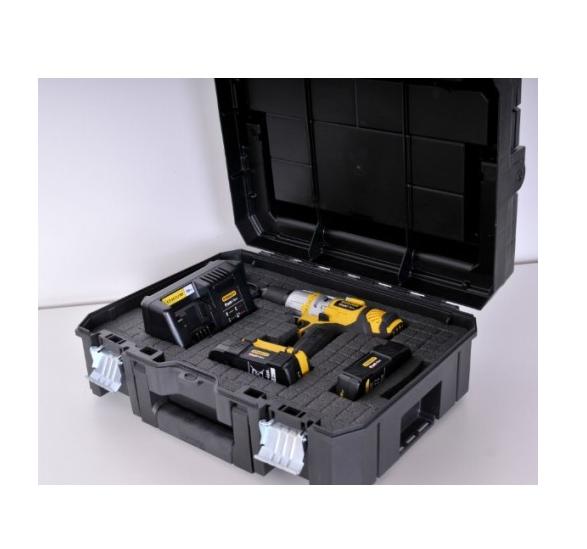 Stanley - FatMax FMST1-72365 Espuma pre-cortada para PRO-STACK, Negro