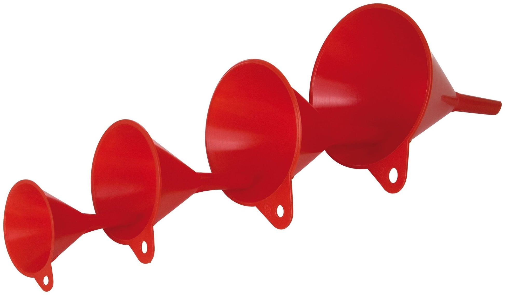 Umeta 9626103 - Juego de 4 Embudos - Ferrotecnia