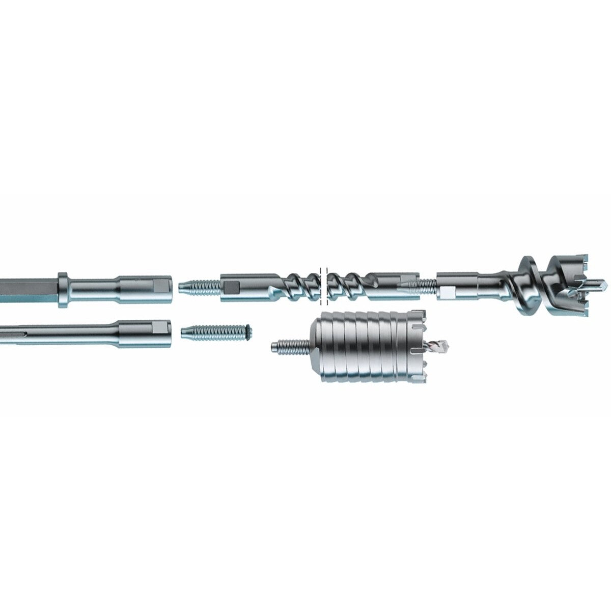 Hikoki 744123 - Corona de fresado del Varia system 55 x 150 mm