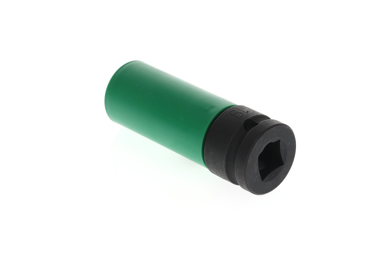 Vasos de impacto de 1/2" de perfil hexagonal, modelo largo especial llantas · K 19 LS - Ferrotecnia