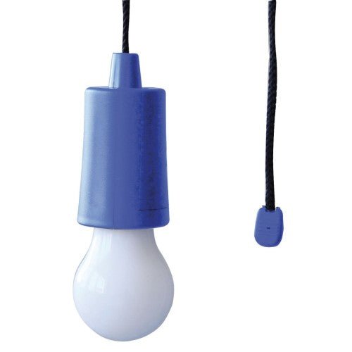 Velamp IL84 - B - Bombilla LED con interruptor de cadena RETRO (azul) - Ferrotecnia