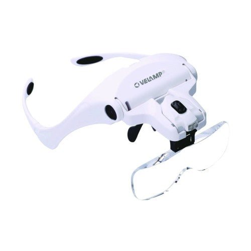 Velamp LE035 - Gafas LED con lupa y 5 dioptrías intercambiables - Ferrotecnia