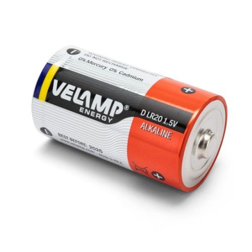 Velamp LR20/2BP (10x2 unidades) - Pilas alcalinas D de 1,5V LR20 - Ferrotecnia