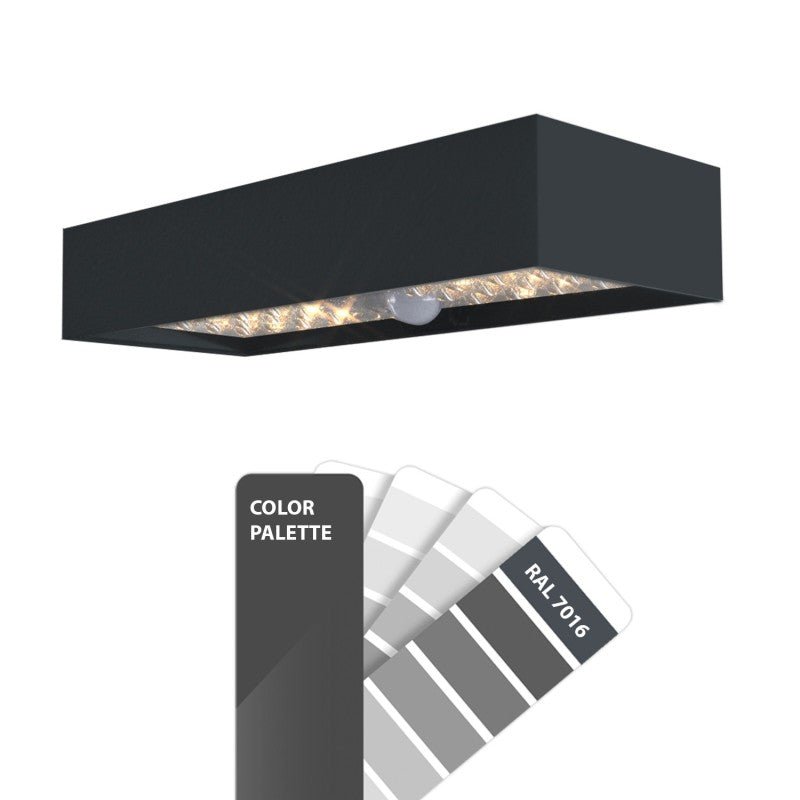 Velamp SL247 - Aplique de pared TEGEL (negro) - Ferrotecnia