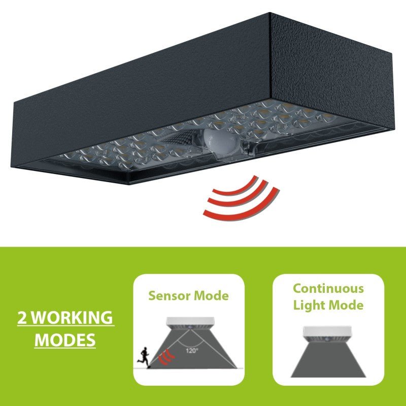 Velamp SL247 - Aplique de pared TEGEL (negro) - Ferrotecnia