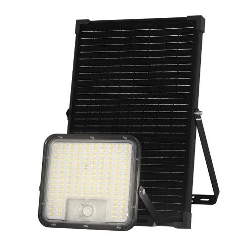 Velamp SL367 - Proyector LED con detector de presencia y panel solar remoto CUBE 9.600 lm - Ferrotecnia