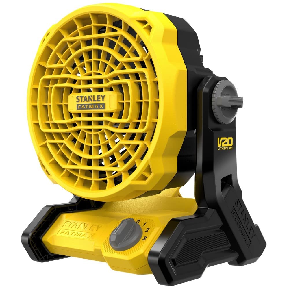 Ventilador V20 Li-Ion 18V, 3 velocidades, diámetro 178mm, caudal de aire 1.100 m³/h. Sin batería/cargador