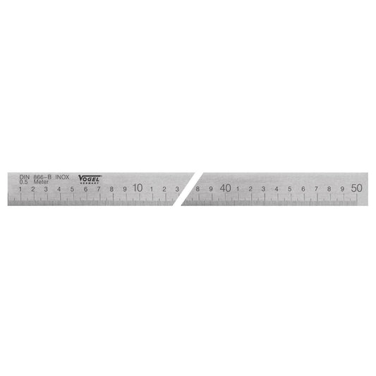 Vogel 1692000100 - DIN866 form B rigid ruler of 1000 mm