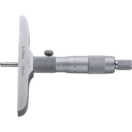 Vogel 231802 - Micrómetro de profundidad DIN 863, Capacidad 0-100 mm