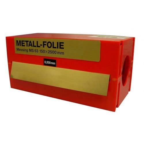 Vogel 462200 - Rollo fleje calibrado 2,5 m x 150 mm latón (espesor 0,2 mm) - Ferrotecnia
