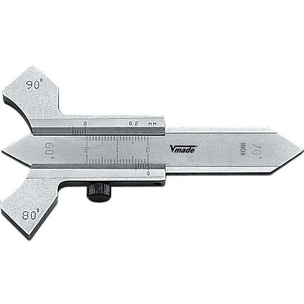 Vogel 474403 - Calibre de precisión para soldaduras, Capacidad 0-20 mm, Nonio 1/20 mm