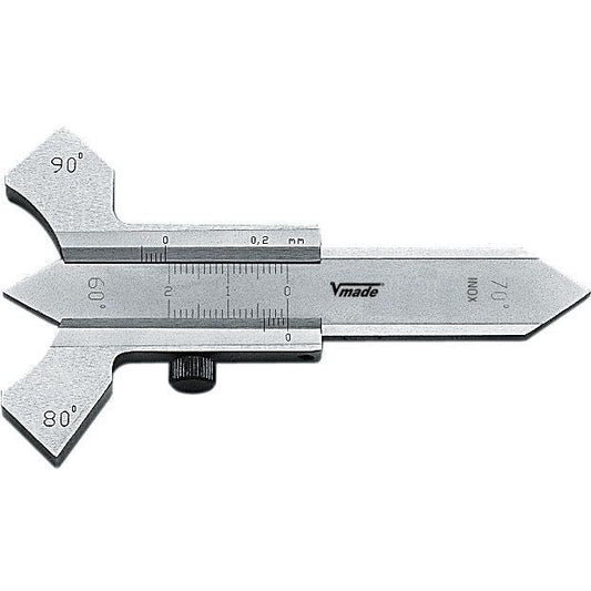 Vogel 474403 - Calibre de precisión para soldaduras, Capacidad 0-20 mm, Nonio 1/20 mm - Ferrotecnia