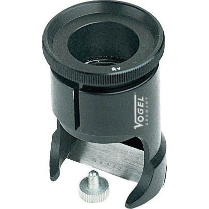 Vogel 600178 - Lupa técnica de pie con escala de medición, Diámetro de lente 20 mm, Aumento 10x