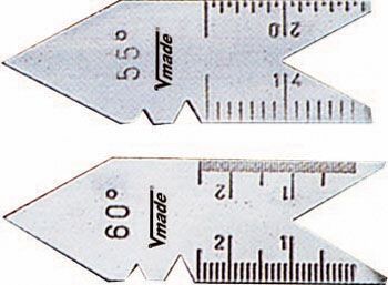 Vogel Patrones triangulares de acero para roscas