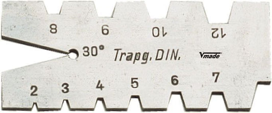 Vogel 472004 - Patrón roscas trapezoidal. Rosca trapezoidal 30º.