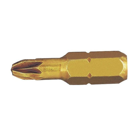Witte 27248 - Punta Pozidriv STANDARD-E extra dura guía 1/4" corta punta reducida