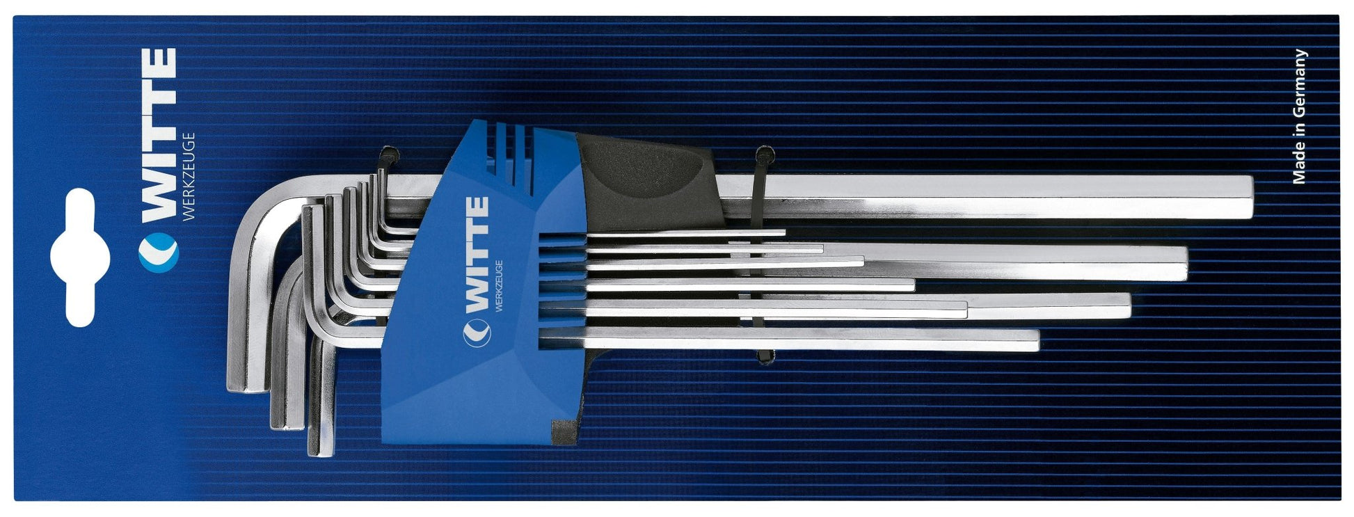 Witte 45030 - Juego de 9 llaves Allen largas - Ferrotecnia