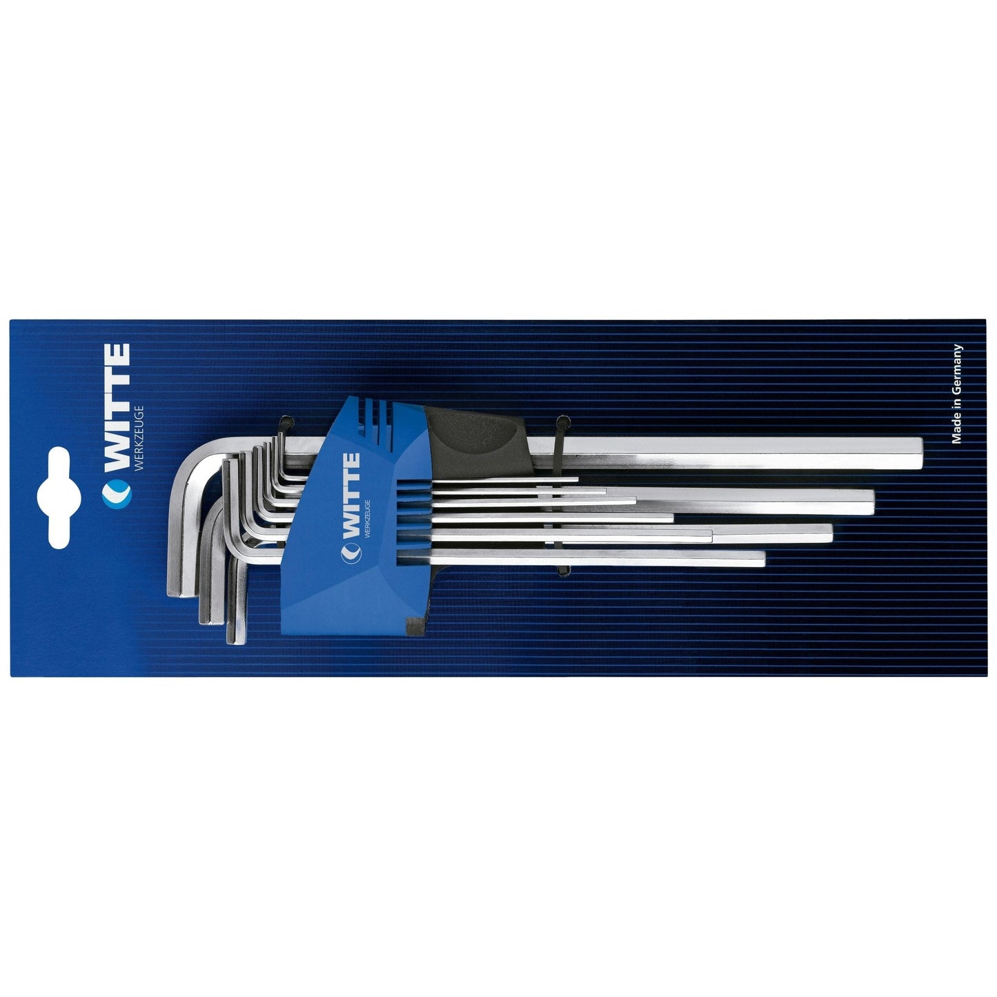 Witte 45030 - Set of 9 long Allen keys