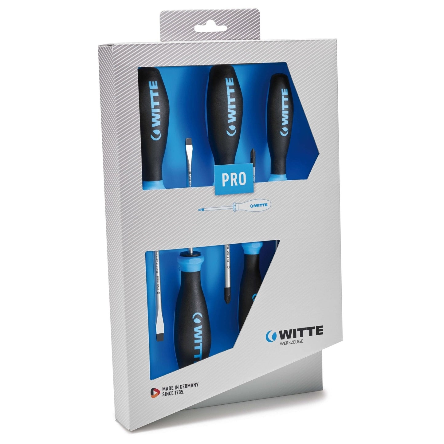 Witte 670039 - Lot de 5 tournevis PRO à embouts plats et PH