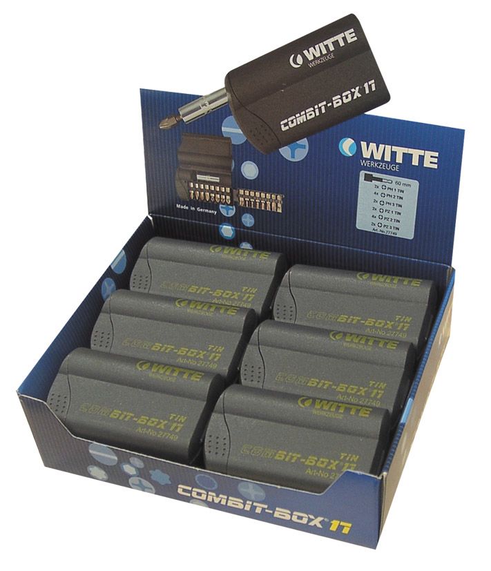 Witte Caja de puntas de atornillar COMBIT - BOX 17 granel - Ferrotecnia