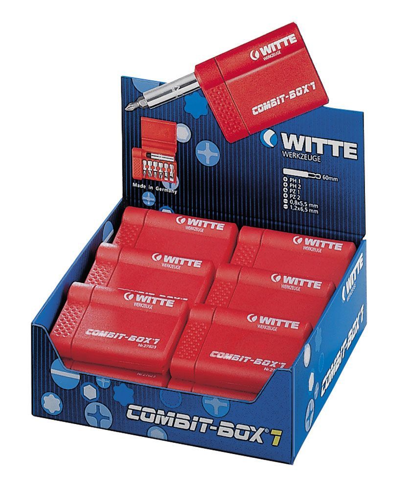 Witte Caja de puntas de atornillar COMBIT - BOX 7 - Ferrotecnia
