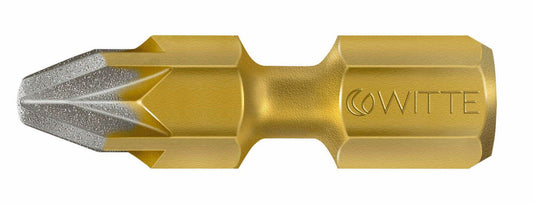 Witte Punta Pozidriv (PZ) BITFLEX DIAMOND guía 1/4" corta - Ferrotecnia