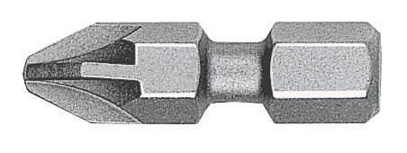 Witte Punta Pozidriv (PZ) BITFLEX guía 1/4" corta - Ferrotecnia