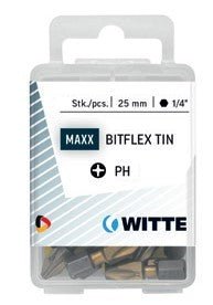Witte Puntas Phillips de 25 mm en cajita de plástico - Ferrotecnia