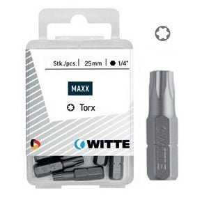 Witte Puntas Torx de 25 mm en cajita de plástico - Ferrotecnia