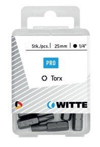 Witte Puntas Torx de 25 mm en cajita de plástico - Ferrotecnia