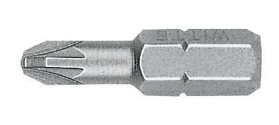 Witte 27057 - Punta Pozidriv STANDARD guía 1/4" corta punta reducida