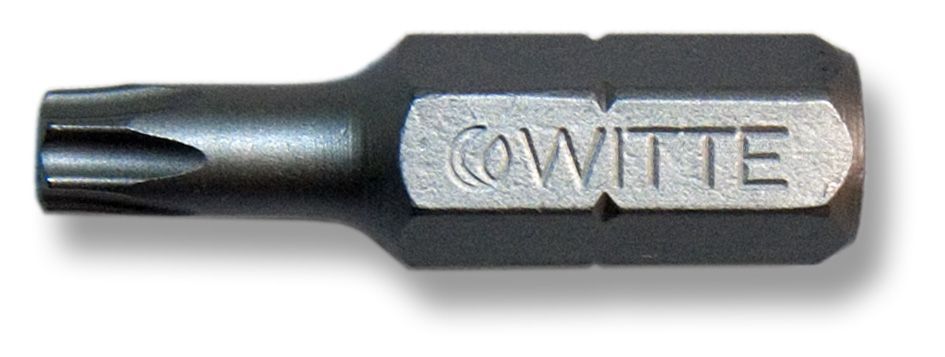 Witte Punta Torx STAINLESS INOX guía 1/4" corta