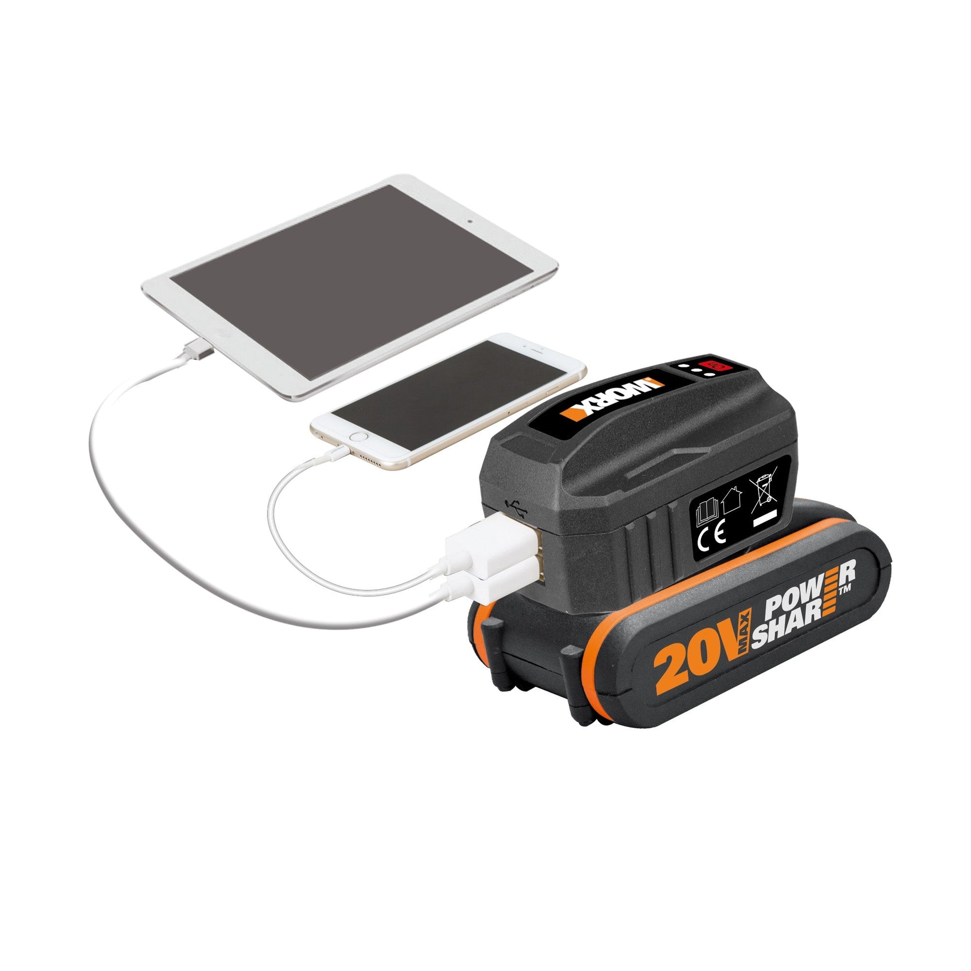 Worx WA4009 - Powerbank para baterías 20V - Ferrotecnia