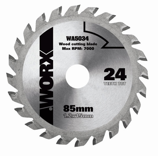 Worx WA5034 - Disco de corte madera Worxsaw 85mm 24T - Ferrotecnia