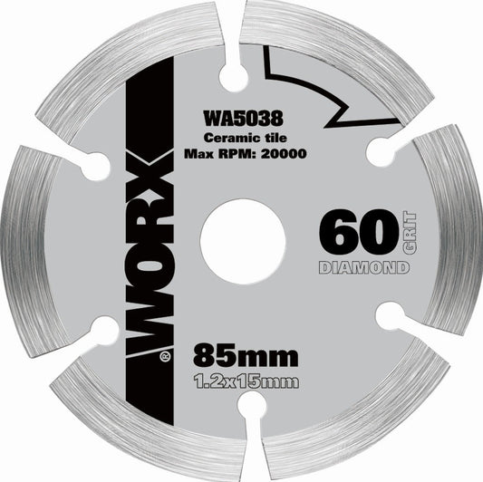 Worx WA5038 - Disco diamante Worxsaw 85mm - Ferrotecnia
