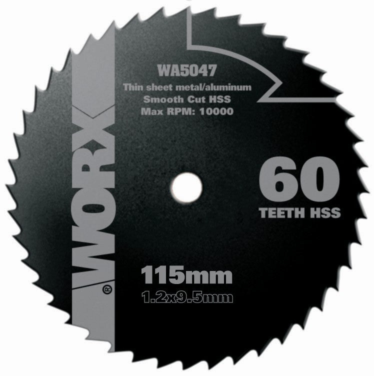 Worx WA5047 - Disco multiusos Ø115mm 60T WX427 - Ferrotecnia