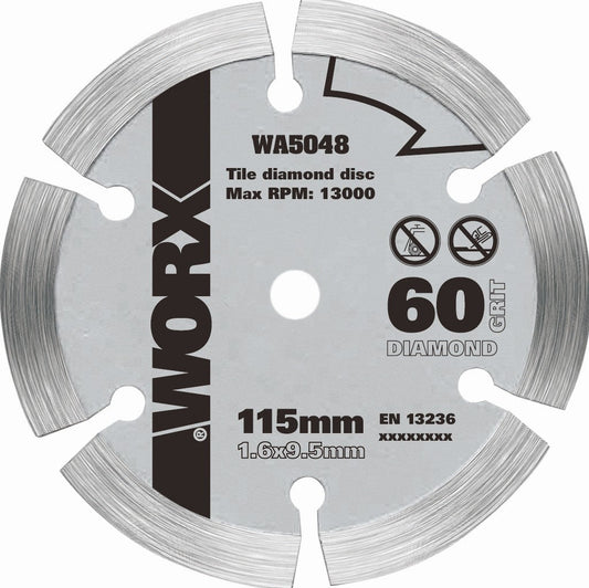 Worx WA5048 - Disco diamante Ø115mm WX427 - Ferrotecnia