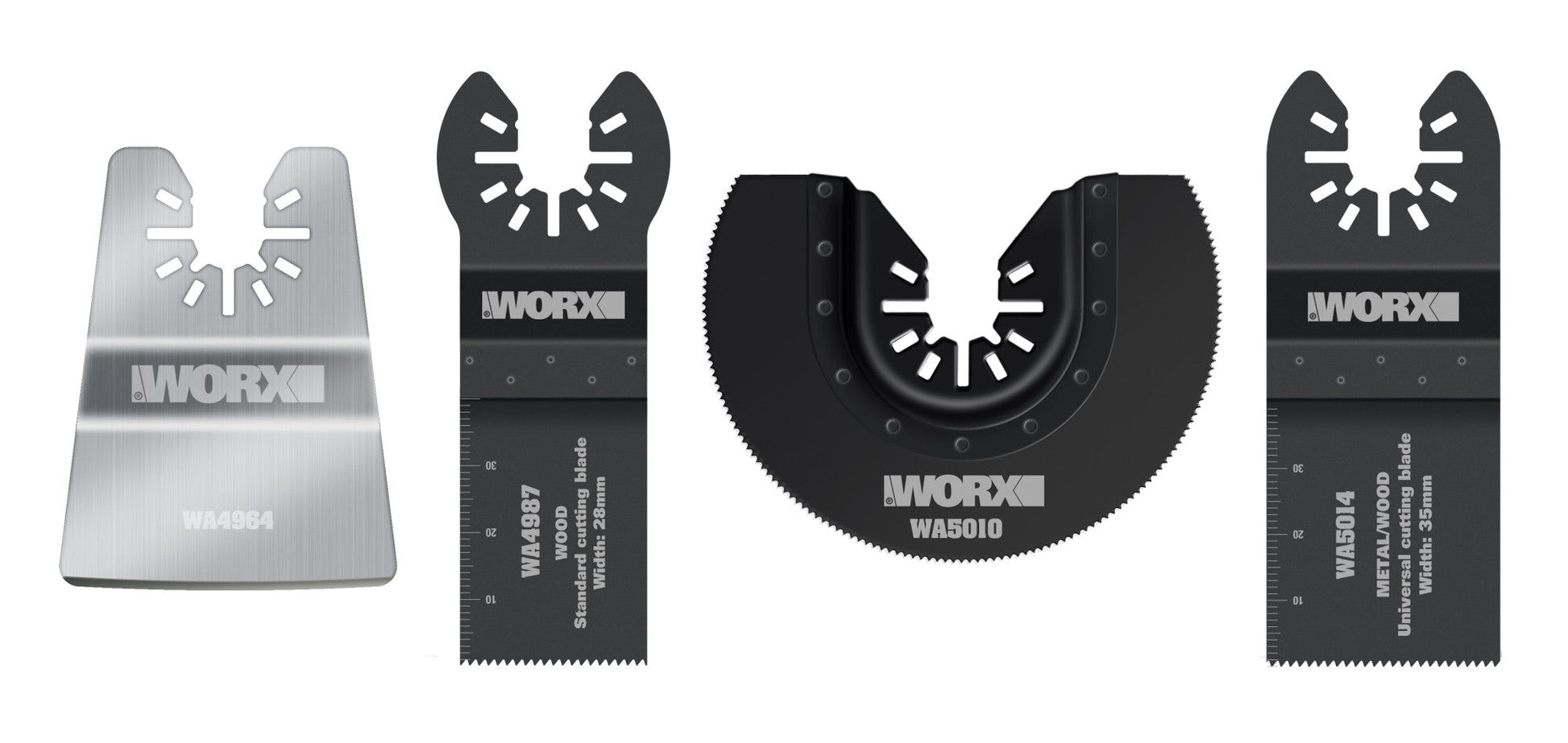 Worx WA5092 - Kit multiherramienta de 4 piezas multiusos - Ferrotecnia