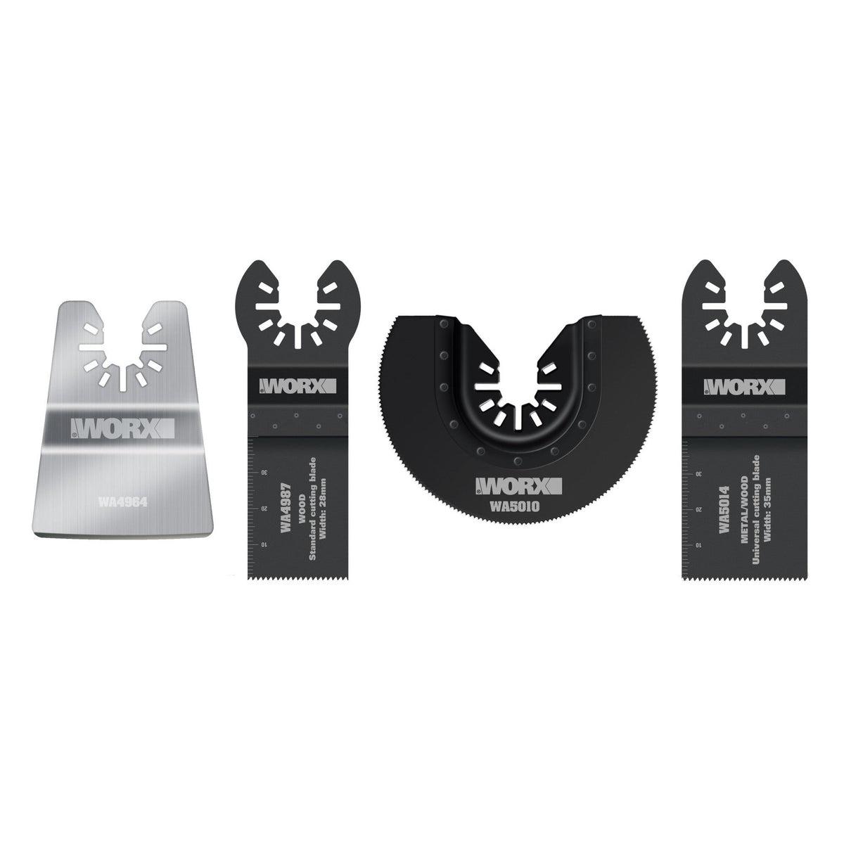 Worx WA5092 - Kit multiherramienta de 4 piezas multiusos - Ferrotecnia