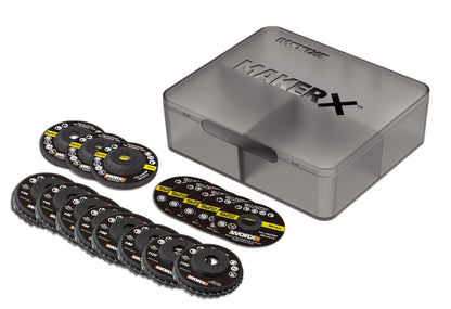 Worx WA7213 - Kit de 16 accesorios para mini amoladora angular - Ferrotecnia