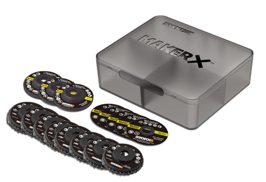 Worx WA7213 - Kit de 16 accesorios para mini amoladora angular - Ferrotecnia